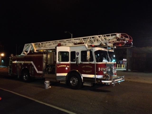 Ladder 10 At Search and Rescue Drill At Westchester County Fire Training Center 10/23/13 